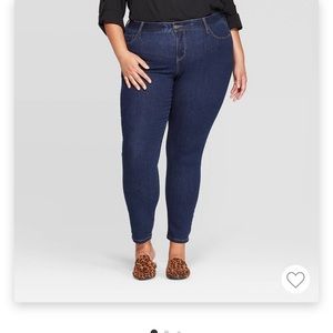 Plus Size Dark Wash Jeans